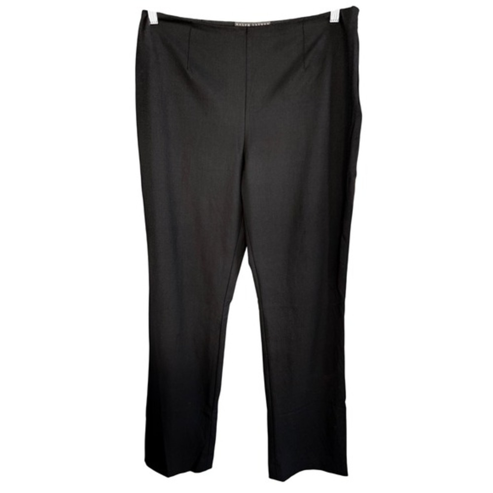 A2 Ralph Lauren Black Label Wool Blend Dress Pants Straight Leg Luxury